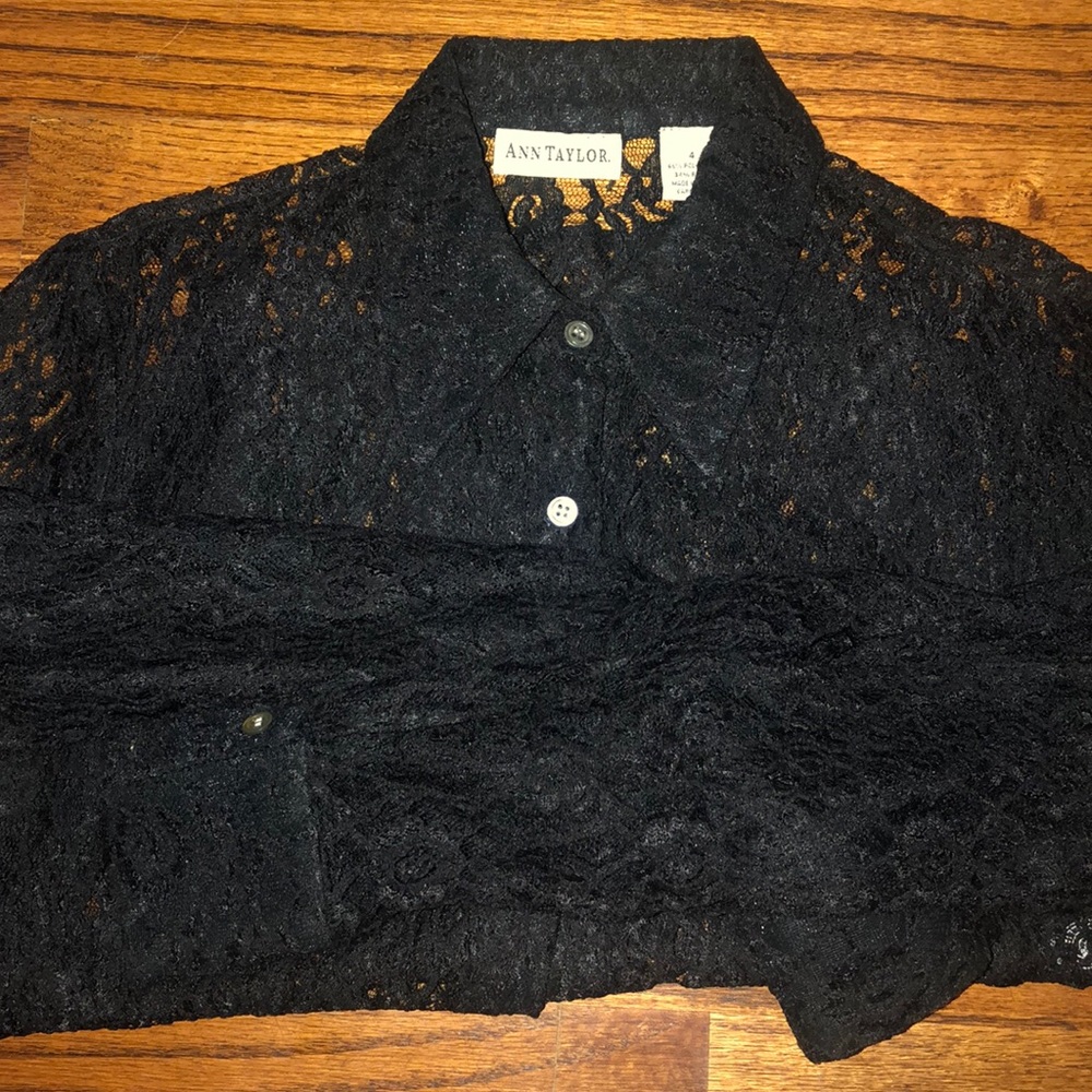 Ann Taylor Lace Blouse